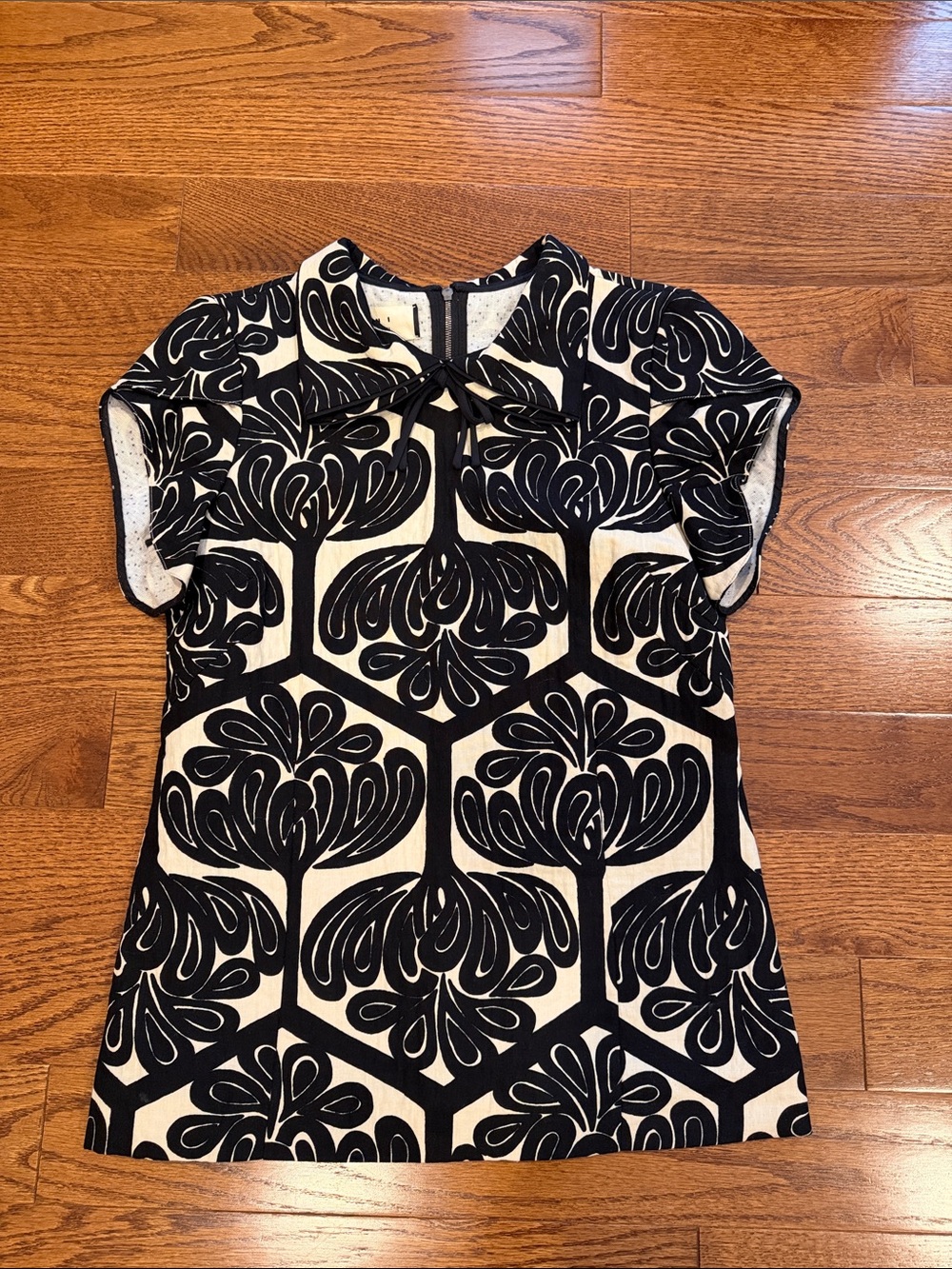 Marni Black and Cream Winter Edition 2011 Labeled Top